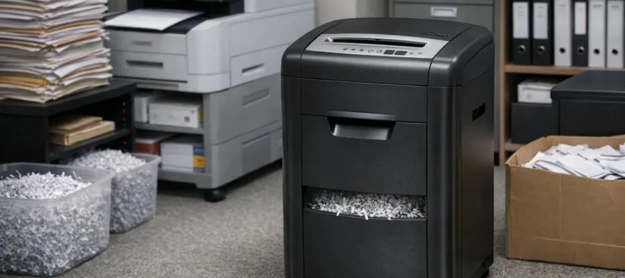 Aktenvernichter Durchsatz und Duty Cycle: Leistungsanforderungen fuer Bueros