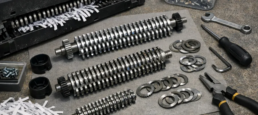 Aktenvernichter-Messer ersetzen: Austausch und Auswahl von Schneidelementen