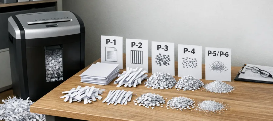 Aktenvernichter Sicherheitsstufen: DIN-Normen und welcher Level fuer Sie passt