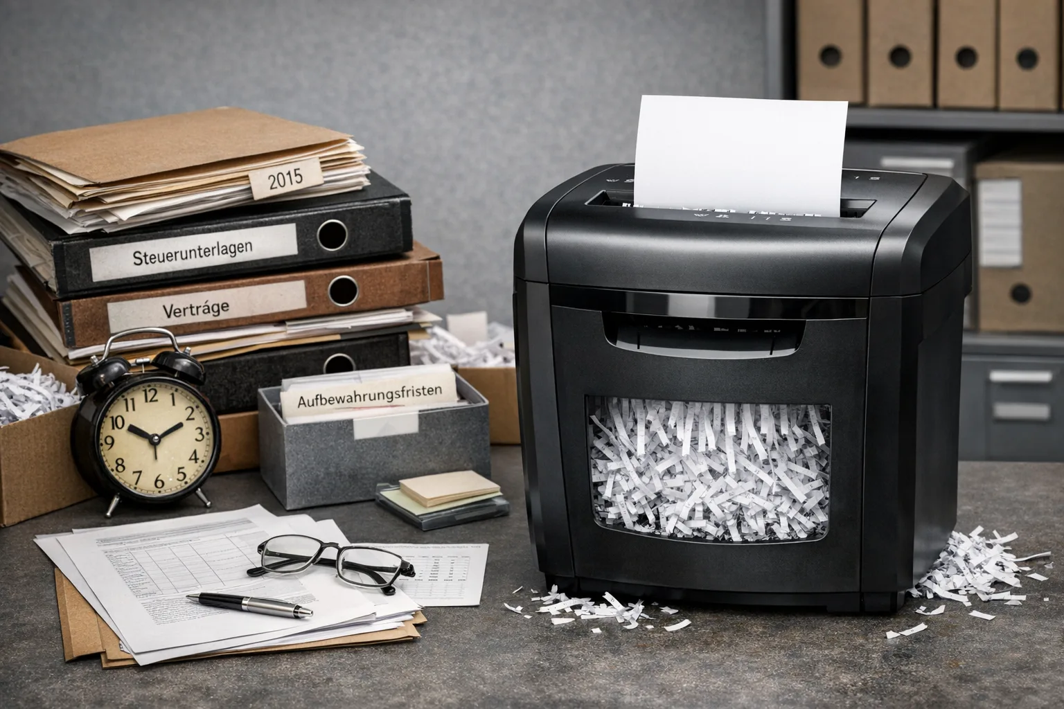 Aufbewahrungsfristen und Aktenvernichter: Wann vernichten und dokumentieren