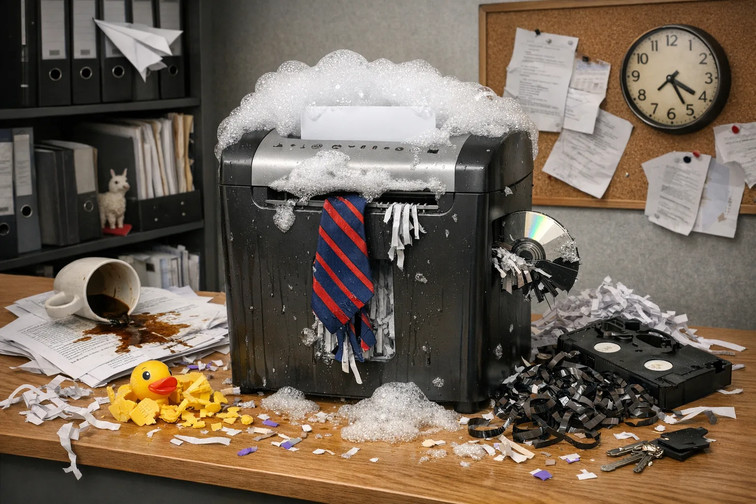Die skurrilsten Aktenvernichter-Momente: Kuriose Geschichten und Anekdoten aus Bueros
